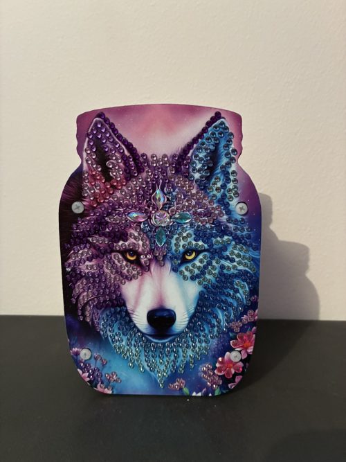 Loup malicieux (vendu sans les fleurs)